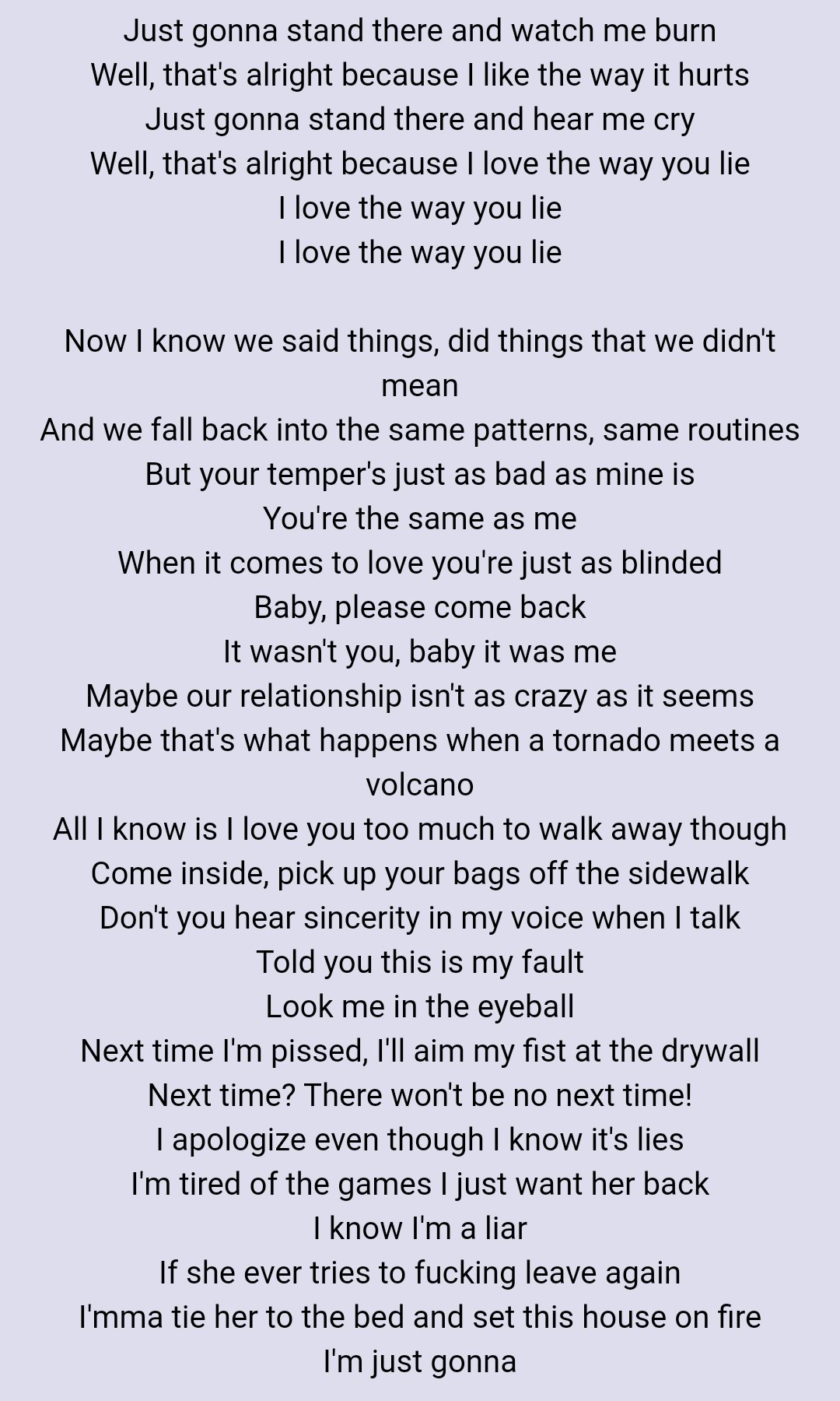 money conversation Clean the floor Dr.Aris Ojay on Twitter: "I just listened to the lyrics of Eminem ft Rihanna (love the way you lie) and it hit me ,classic example of a toxic relationship https://t.co/yGbrwFUd7J" / Twitter money conversation Clean the floor Dr.Aris Ojay on Twitter: "I just listened to the lyrics of Eminem ft Rihanna (love the way you lie) and it hit me ,classic example of a toxic relationship https://t.co/yGbrwFUd7J" / Twitter