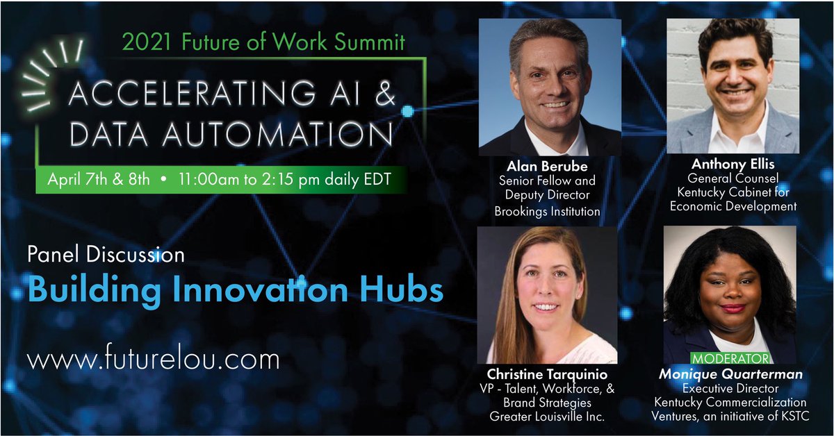 Companies are using innovation hubs to become more competitive with regard to their business/production processes, products or services using digital technologies. Learn more —> register today: ai_summit_2021.Eventbrite.com/?ref=estw

#futureofwork2021