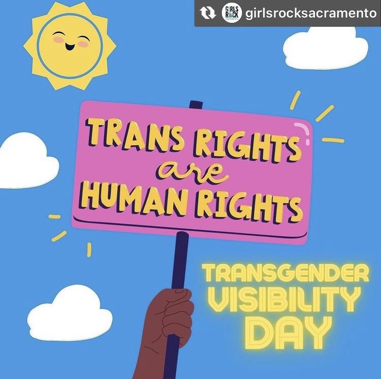 We stand for Trans Rights. We stand for Human Rights. #TransDayOfVisibility #TransIsAwesome