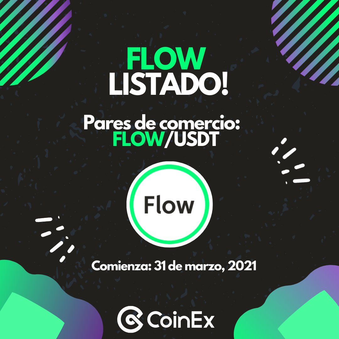 Listamos FLOW

Una Red descentralizada y rapida, lista para la nueva generacion de Juegos, Apps y assets

Informacion:
announcement.coinex.com/hc/en-us/artic…