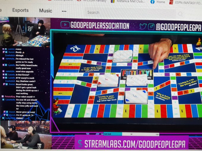 haskell420's tweet photo. #WednesdayVibes Sub @GoodPeopleGPA #EmpireOfFun! It's Wed, & #HotCrockPot Slow cooks #Portillos #HotItalianBeef as @JoshMacuga @ReillyAround @KenNapzok & Sp Guest @EmmaFyffe play the BEST & Most realistic Game EVER Made; #Futility: The REAL Game of Life; https://t.co/Uwpbi8kXZj https://t.co/TaNb2tEAKD