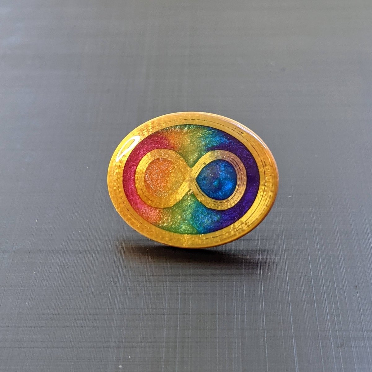 aresxna's tweet photo. Light It Up Gold this April and celebrate Autism Acceptance, not Awareness. Neurodiversity pins now available on https://t.co/aVV8Ht1PPf ! Support actually autistic people. #notapuzzle https://t.co/WChE1aR5LC