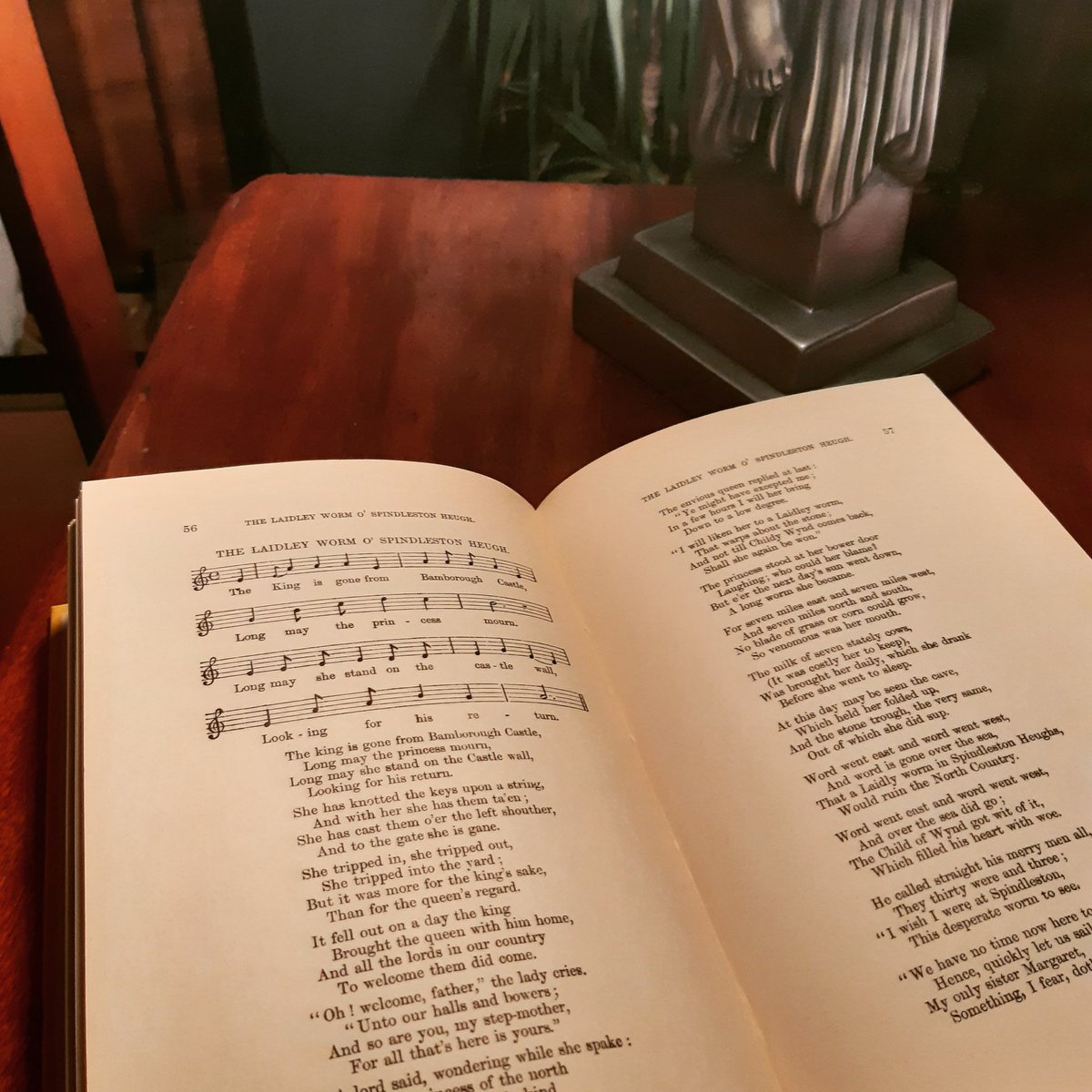 Tonight's old book smell curtesy of my copy of Bruce and Stokoe's Northumbrian  Minstrelsy