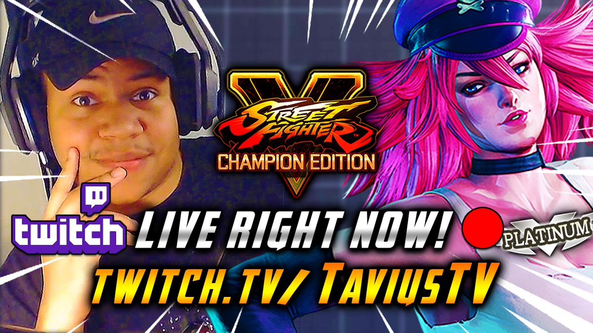 TaviusTV's tweet photo. Setting up stream! #StreetFighterV today! We're finally back with le stream. Back on the grind on #SFV console ranked w/ Poison. Come thru! Link below! See you soon.
Eyes
https://t.co/Kp2xANkkz5
https://t.co/Kp2xANkkz5
#SFVCE #TwitchTV #Twitch #StreetFighterV #SFVWinterUpdate https://t.co/pwjXGWZWPH