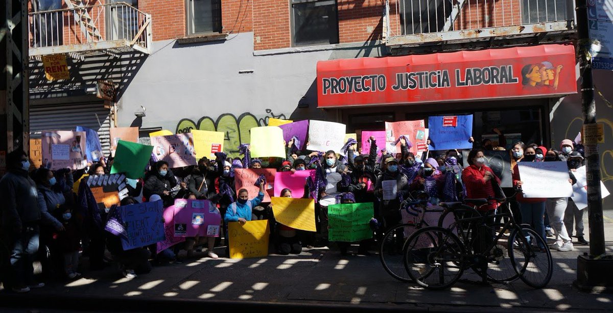 #DomesticWorkers marched & Joined the #ExcludedWorkersFund hunger strike.

“I marched b/c I’m an essential worker & our labor deserves be protected. Today, I’m joining the hunger strike b/c we deserve economic relief too.”- Celina Martinez #Jornalera & Member of @workersjusticep