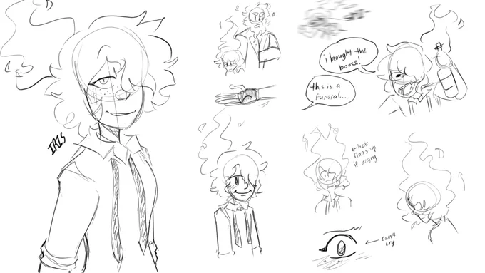 sketch dump of two of my characters 