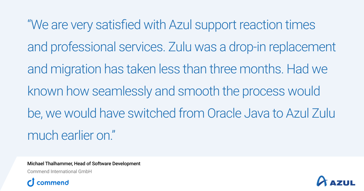 AzulSystems's tweet image. Hear from actual customers on why they made the #SwitchToAzul bit.ly/31AHLY9 #Java #OpenJDK