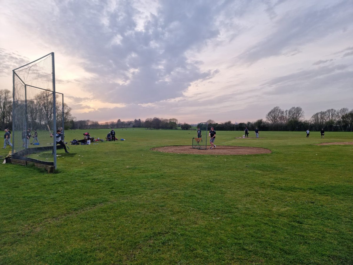 Training was special tonight. 28 members all raring to go. Baseball is back! Great to be back! #britishbaseball #training