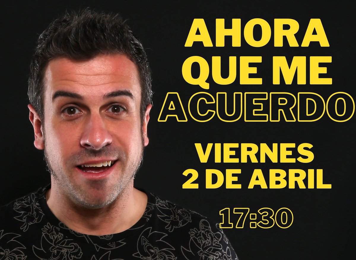 Venga, sorteo 2 entradas dobles entre todos los que hagáis RT para verme el viernes a las 17:30 en la <a href="/chocitadelloro/">La Chocita del Loro</a> de Gran Vía.
Mañana a las 14h doy ganadores.