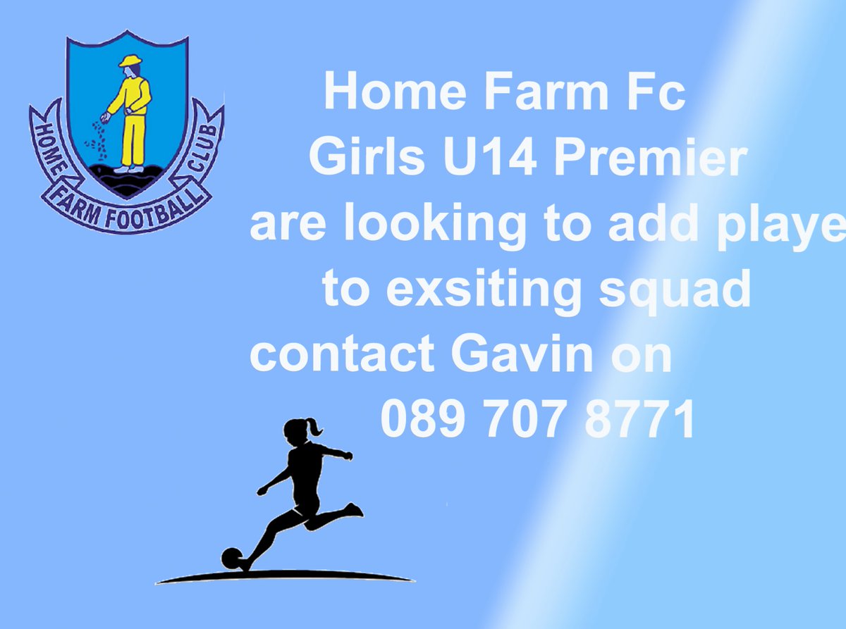 Our U14s Premier girls are looking to add players to their squad 
#keepinggirlsinsports #football #keepactive