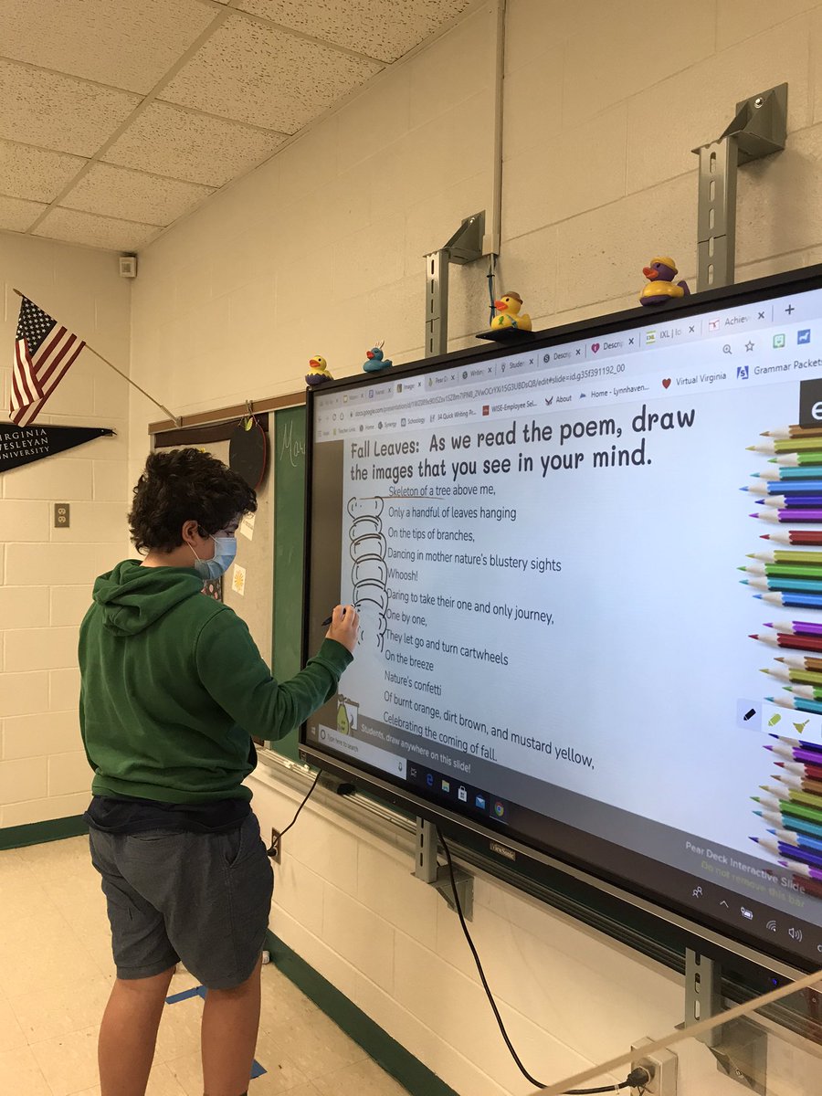 MrsMonroe9's tweet photo. Levi illustrated a poem for the class as we discussed imagery in writing. @LynnhavenMiddle @vbschools @JWalshLitCoach #bluefishrising #6thgradeEnglish #writing #imagery https://t.co/0TXnuwL9Re