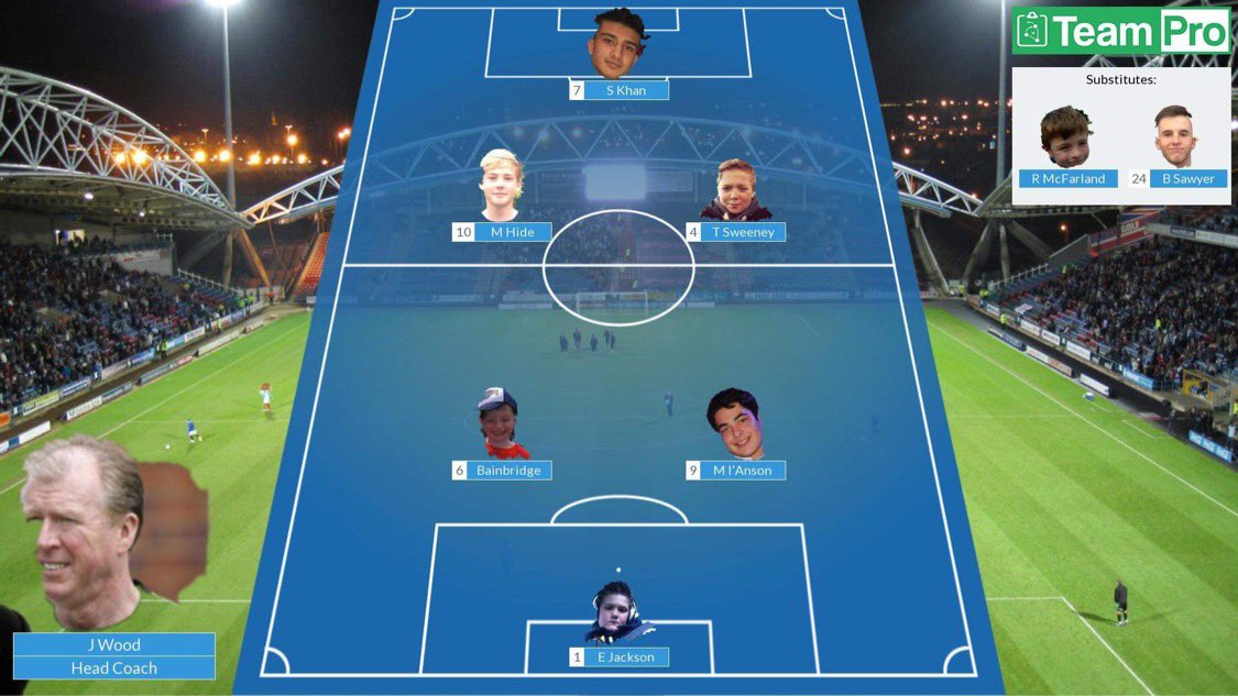 FcSloots's tweet photo. WE ARE BACK!!!!
Bojo has opened the pitches, and opened the way for Sloots to once again ravage the league with some outstanding football! 
This is your team for the opening game this Sunday, under the floodlights and it’s LIVE. https://t.co/uxdNOPd6b4