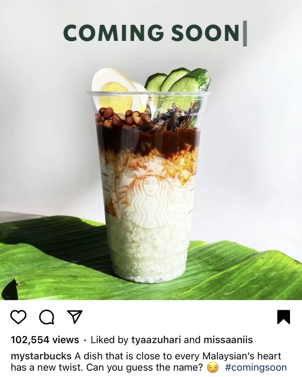 ZainatunAdilah's tweet photo. Haha adik i kerja starbucks complaint menu baru.... adoilah starbucks 😂 https://t.co/MtcLaKcG96