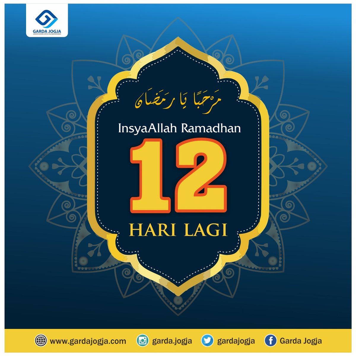 Garda Jogja Auf Twitter Insyaallah 12 Hari Lagi Menuju Bulan Ramadhan Persiapkan Bekalnya Dari Sekarang Yang Masih Punya Hutang Puasa Masih Ada Waktu Membayarnya Ramadhan Gardajogja Https T Co D5fdxgq2m6