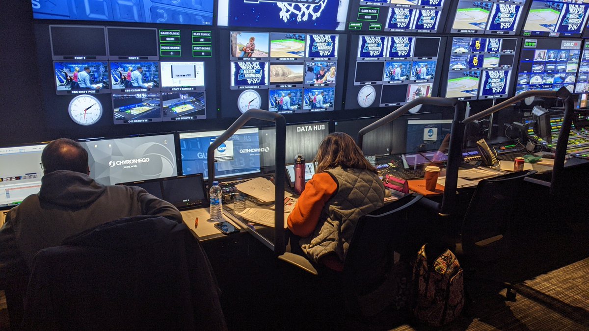 Daktronics's tweet photo. Only four teams remain! Here's a look at the facilities using our equipment &amp; services for #MarchMadness that took place over the past two weeks. @LucasOilStadium will host the final three games where a champion will be crowned Monday night. #DakMadness #DakCollege @marchmadness https://t.co/IZ7jLk9qQE