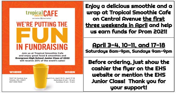 evglocalschools's tweet photo. Help the Junior Class of 2022 raise funds for Prom 2021! https://t.co/O9vqkmX5TI