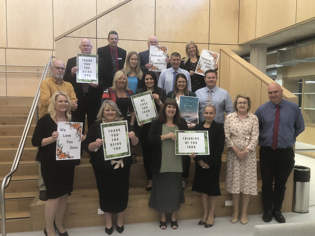 Yesterday Fairfield Principals were thinking of our well respected &amp; much loved colleague, John Massard. An outstanding, proud &amp; dedicated principal. An absolute champion in our eyes. Congratulations on your service Mr Massard. We are sending love.❤️ <a href="/Genelle029/">Genelle Petruszenko</a> <a href="/AnthonyPitt4/">A R Pitt</a>