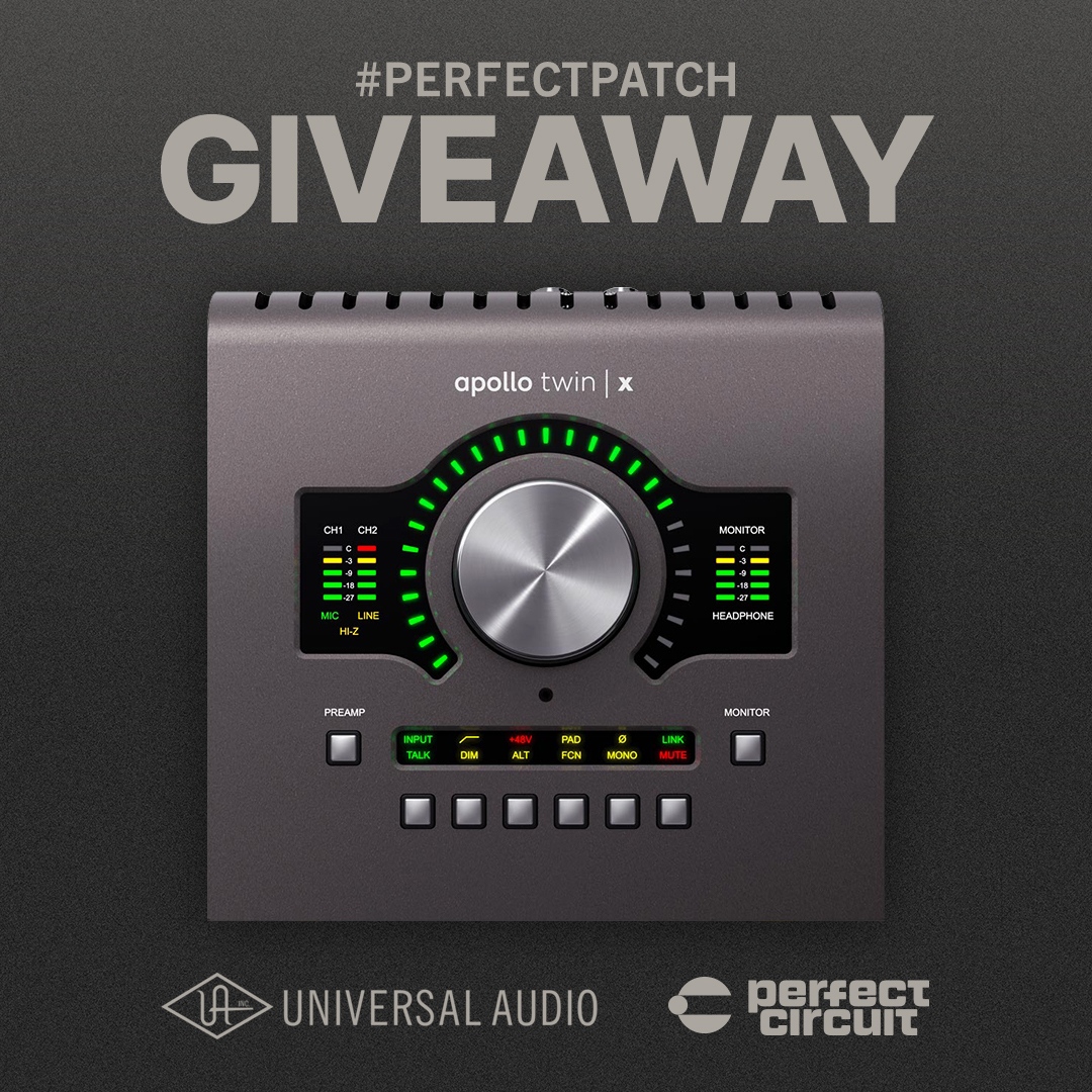 Perfect_Circuit's tweet photo. @UAudio gave us an Apollo Twin X Duo audio interface with DSP processing power to give away for our next #perfectpatch contest!
See how to enter here: https://t.co/lUjzQrJaZL
#PerfectCircuit #universalaudio #apollotwinxduo #uad #uadapollo #audiointerface #recording #Giveaway https://t.co/UQDa0LeWbS