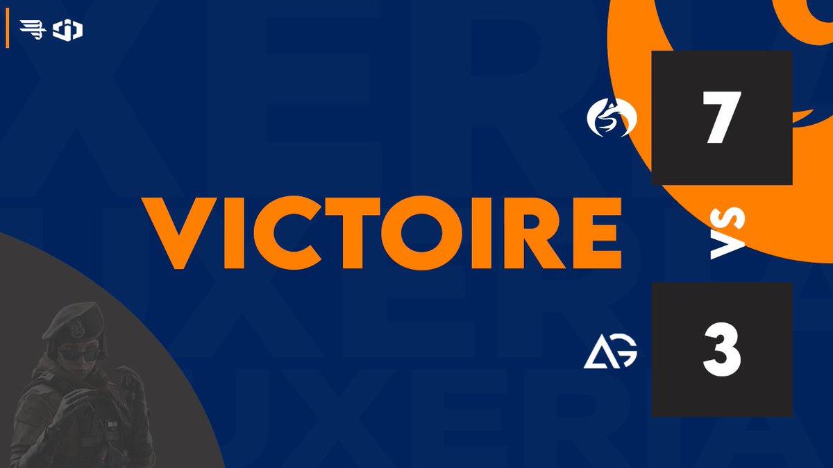 NuxeriaEsports's tweet photo. VICTOIRE ‼️

Notre équipe Rainbow Six Siège s’impose sur le score de 7 à 3 contre @TeamAzoG 

Bien joué aux deux équipes ! 

#NXRONTOP 🦊 https://t.co/qCpb3kyp7P