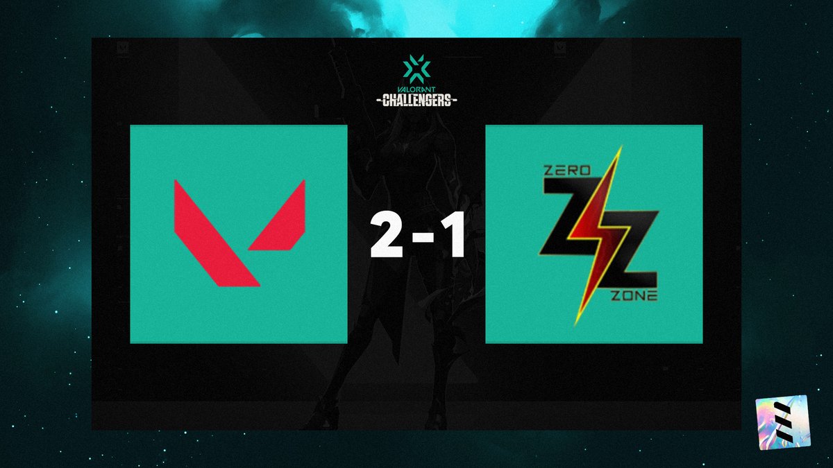 Elemenin favori takımlarından Zero Zone, Godzilla Esports'a 2-1 mağlup olarak VCT Türkiye Aşama 2: Challengers 1 elemelerine veda etti.

Bu sonuç ile beraber Godzilla Esports adını son 16 turuna yazdırdı.