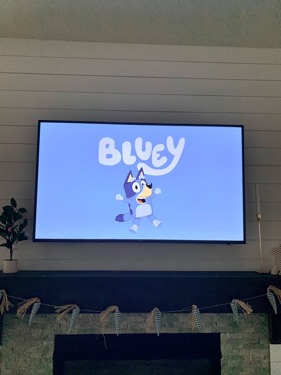 will22clark22's tweet photo. We’re a big Bluey house. @BarstoolBigCat https://t.co/RA6FszIA0n