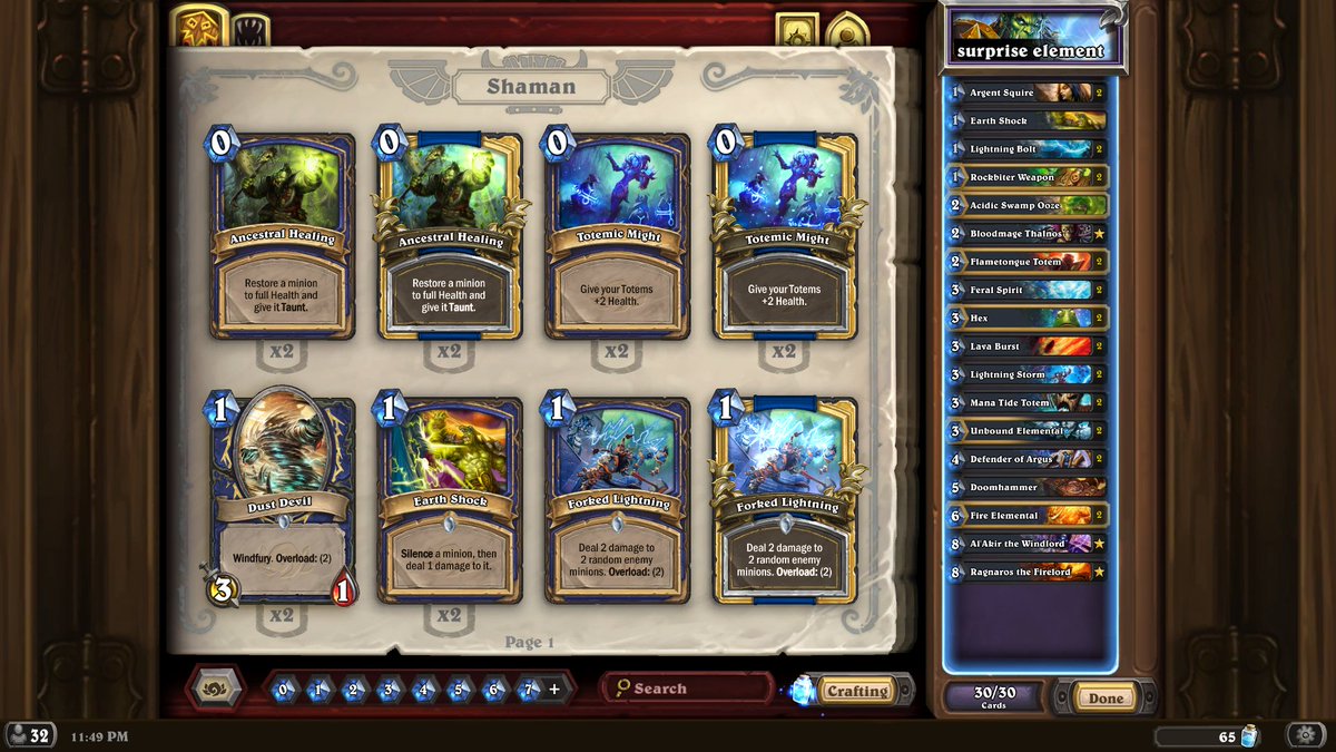 FinRoarr's tweet photo. Last hour classic legend xD random "homebrew" shaman did it

deck code: AAEDAZnDAwbZlgS1oQSHogSYogTdogS+owQM7ZUE7pUE55YE+ZYEsqEE06EEhKIEhaIEiaIEjaIEjqIEkKMEAA== https://t.co/3lnFFih9Ft