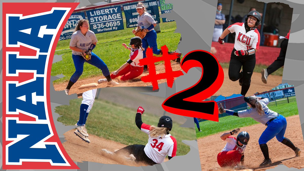 GoKnightsATH's tweet photo. @GoKnightsSB is currently #2 nationally in Steals/Game with 3.88. KCU has 62 total stolen bases and are led by the trio of: Shaylee Heistad, Taylor Jackson, and Katelyn Pavey with eight each.

Eight different Knights have between 6-8 steals for the season.

Go Knights!! https://t.co/AObrVaOK3p