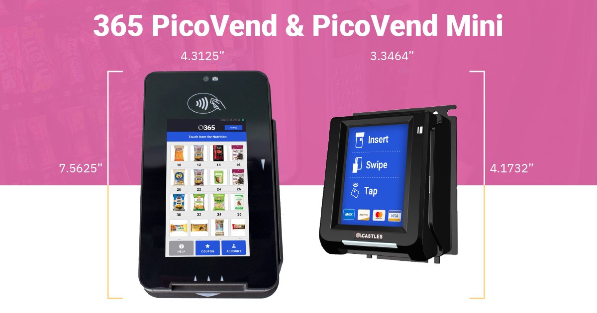 365retailmarket's tweet image. Same technology, different in size. Which platform works best for you? 

👋 Meet the latest addition to the 365Pico Platform here: hubs.li/H0KhnkJ0
__
#PicoPlatform #Vending #VendingTechnology