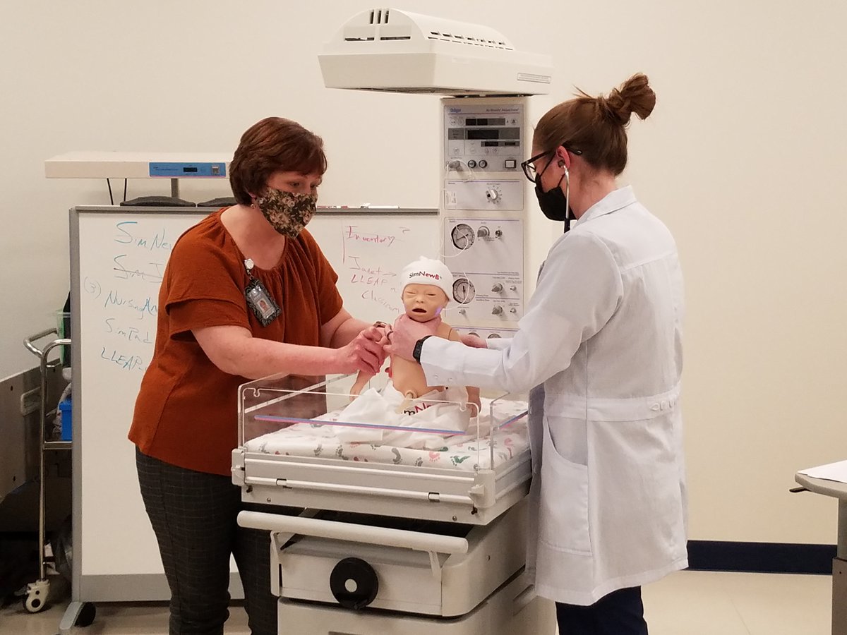 BelmontCollege's tweet image. Today, our nursing faculty received training with our new #SimBaby and #SimJunior high-fidelity #manikins! These #SimulationManikins will provide a higher quality lab experience for our students during labor and delivery, and pediatrics labs. #Nursing  #BeBelmont