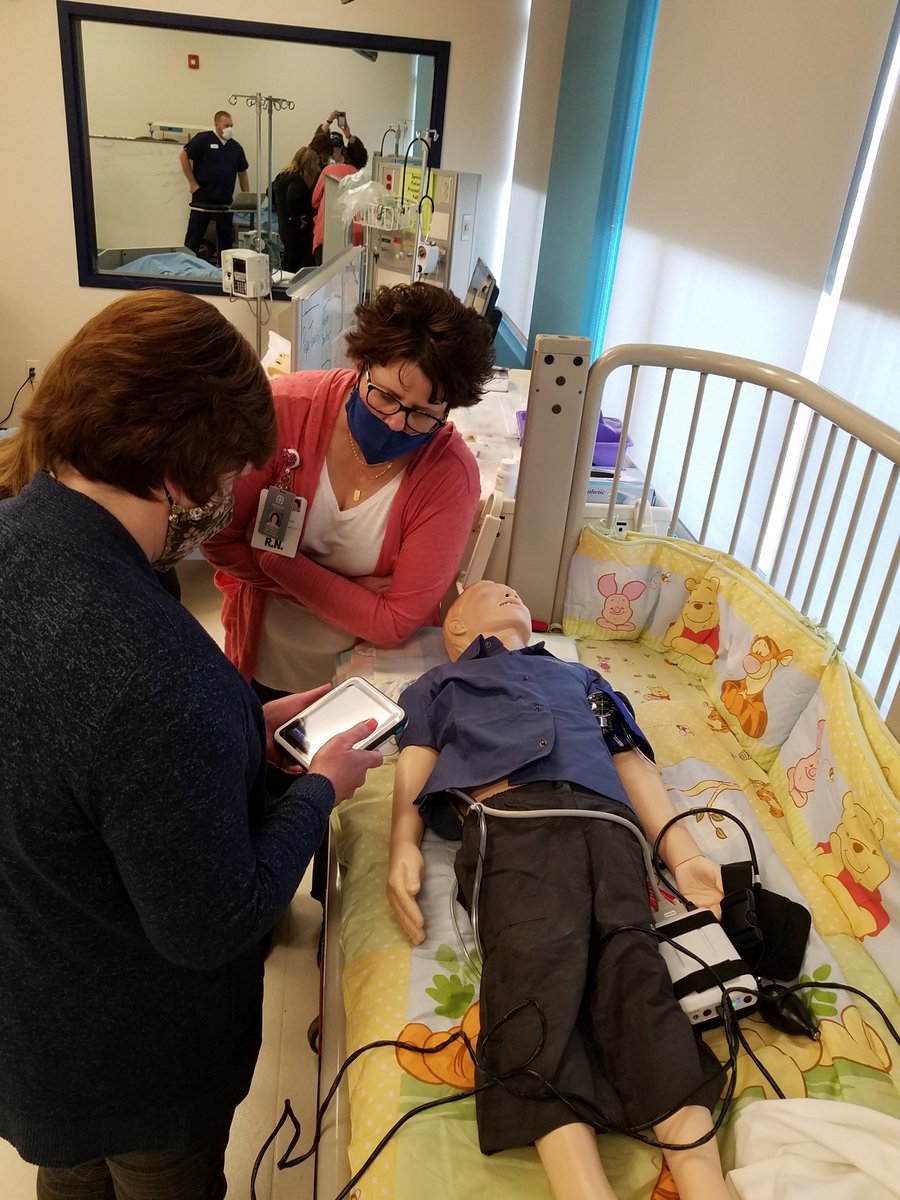 BelmontCollege's tweet image. Today, our nursing faculty received training with our new #SimBaby and #SimJunior high-fidelity #manikins! These #SimulationManikins will provide a higher quality lab experience for our students during labor and delivery, and pediatrics labs. #Nursing  #BeBelmont