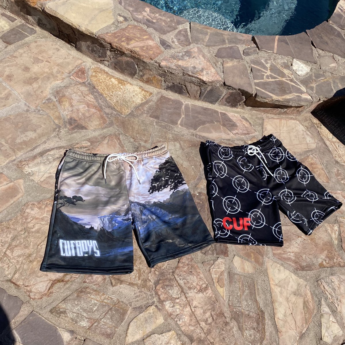 CUFCLOTHING's tweet photo. ALL OVER PRINT SHORTS DROP FRIDAY 4/2 AT 4PM EST ON https://t.co/BCyQjvxuA0 https://t.co/QZ5s41QHwy