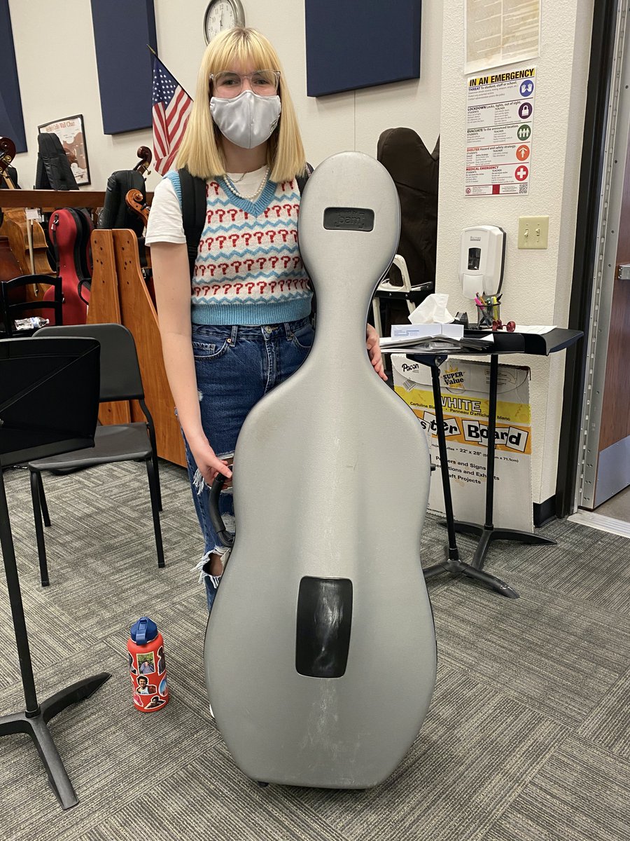 Way to go Ellie. All-State bound and awesome for representing the Casteel Orchestra!