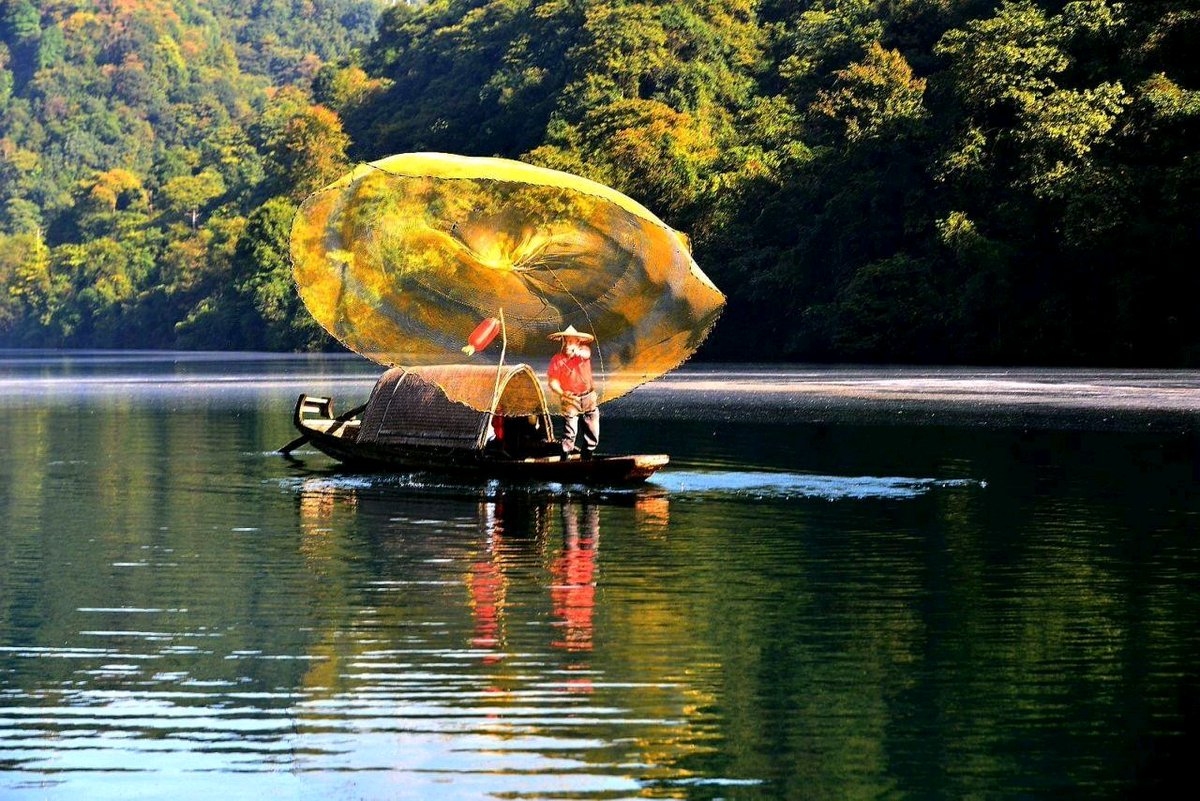 simontourcom's tweet image. The Misty Small Dongjiang River is in Chenzhou, Hunan Province. It is 12 km long and the water is so pure that you can drink it directly. Every May to October, the entire river seems like a wonderland. The best time to see the fog is from 06:30 to 08:30 and 17:30 to 19:30.