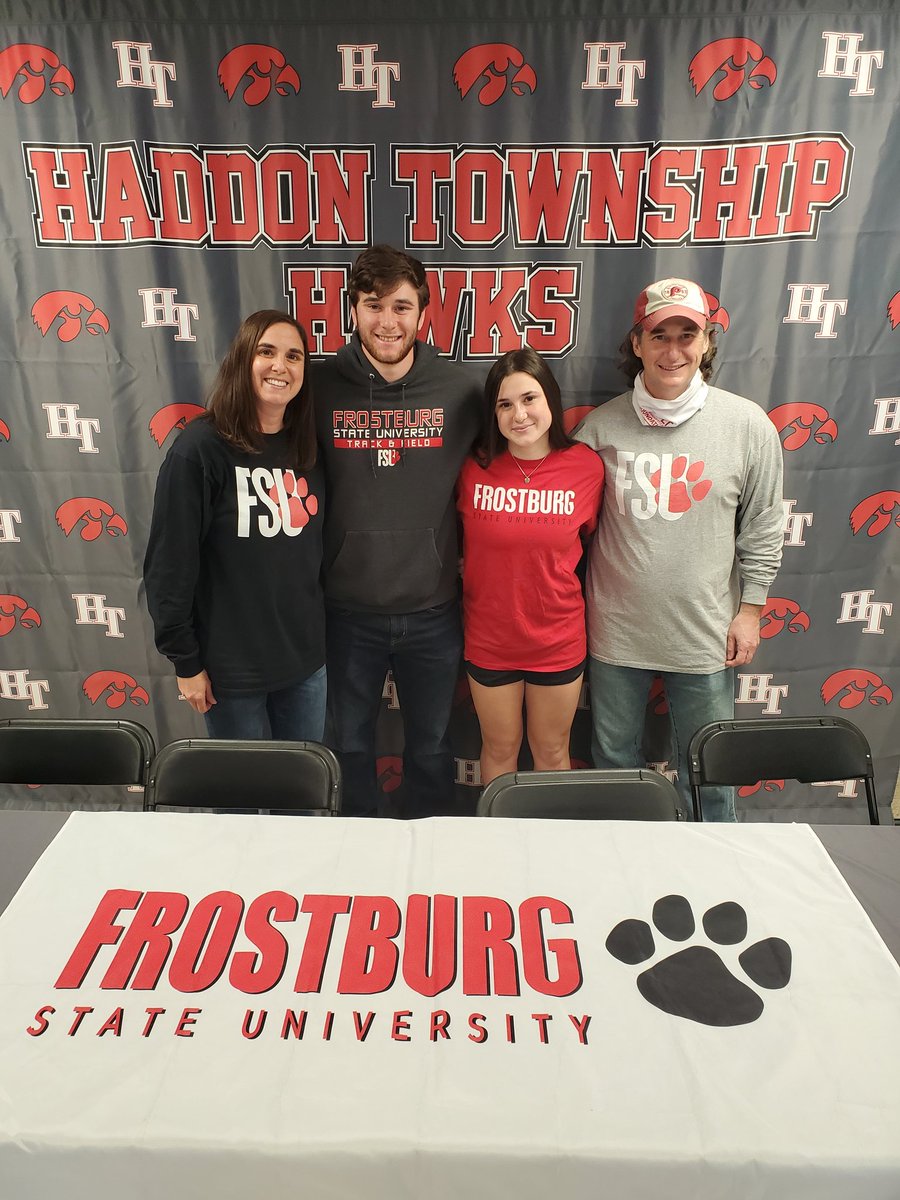 HadTwpSports's tweet photo. Congratulations Brandon Hass and family, on deciding to continue his throwing career for the Frostburg State Bobcats. @FrostburgXCTF wishing you continued success in track &amp; field. Go Hawks! https://t.co/P9mpKC1uyW