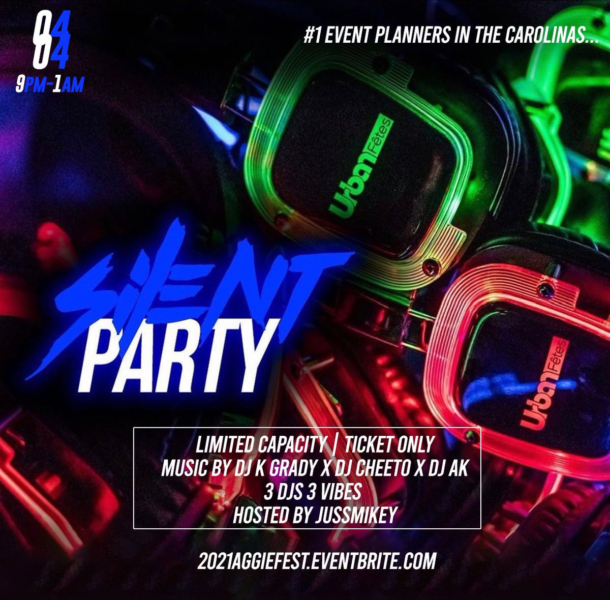 DJKGRADY_JC's tweet photo. WE KICKING AGGIE FEST OFF SUNDAY NIGHT WITH A SILENT PARTY 🎧
9PM- 1AM
3 DIFFERENT CHANNELS 📮✅🅿️
3 DIFFERENT DJS 🔥🔥
WE HITTING YALL WITH DIFFERENT EVENTS ALL WEEK #NCAT
TICKETS: https://t.co/xUzYHHPZ0i
#InGradyWeTrust x #Jascity https://t.co/KXYCta0O2j