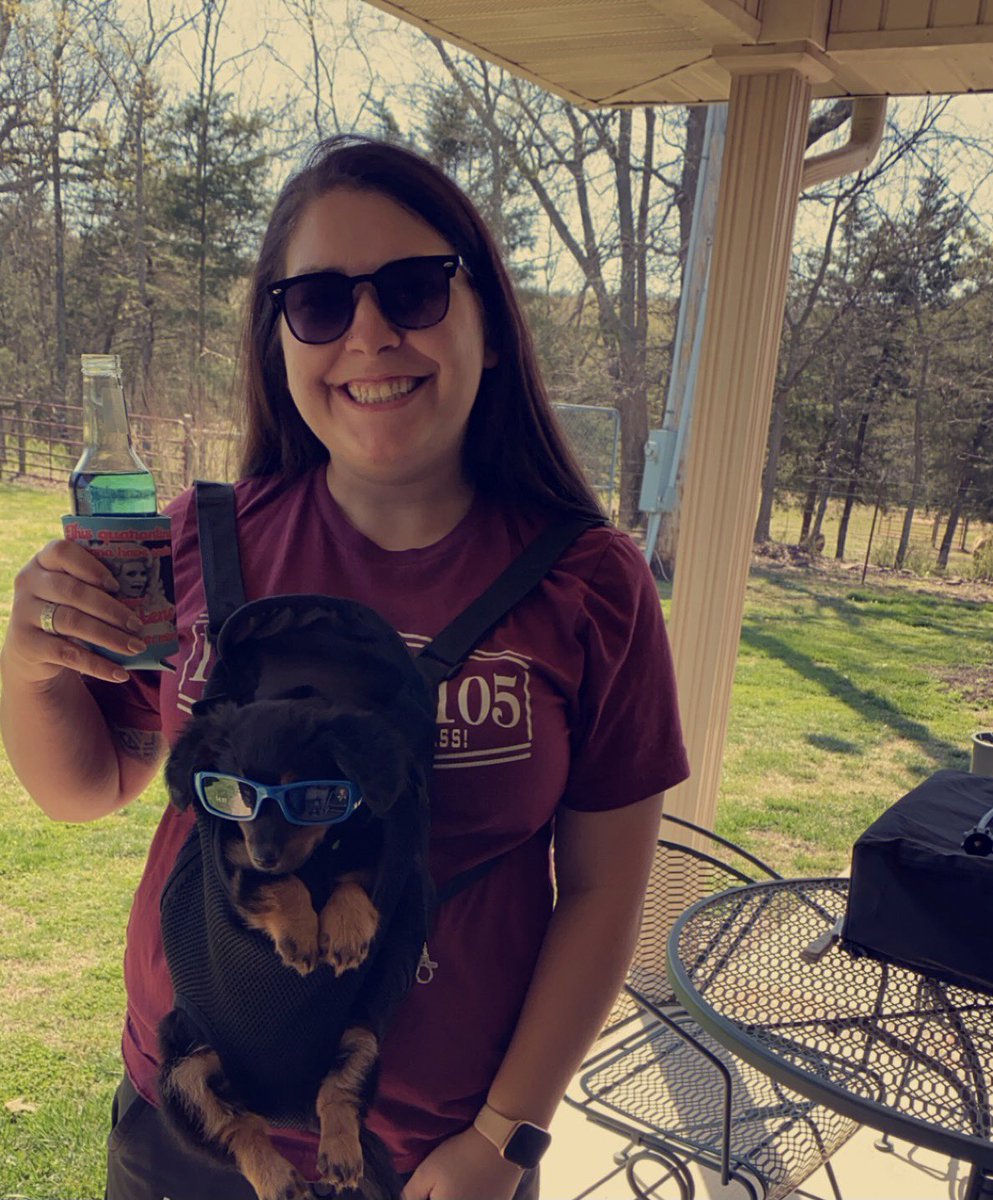 ErinKabrey's tweet photo. Carlos and I, enjoying some sunshine ☀️ https://t.co/pkXM2QY8Od