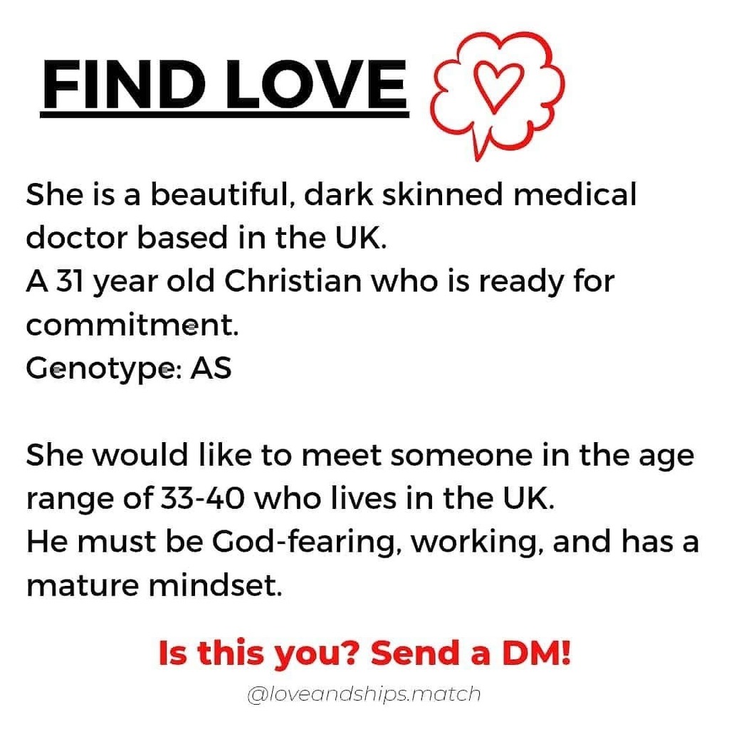 Loveandships_'s tweet photo. Are you a working-class man who lives in the UK, has a mature mindset, and is between the age range 33 - 40?
Send a DM ๐
If you know anyone that fits this profile, tag or share this with him.
#matchmaking #matchmakingagency #matchmakinginnigeria #matchmakingservice #loveaโฆ https://t.co/ZUQNIvby0R