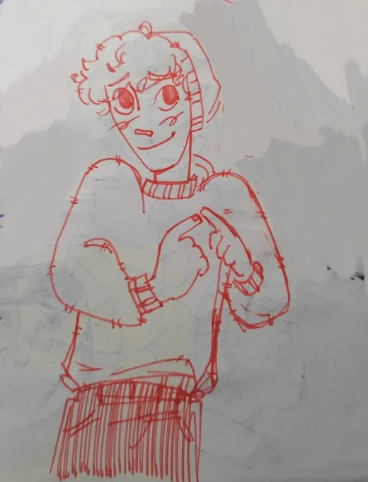 wilbur doodles around da sketchbook 