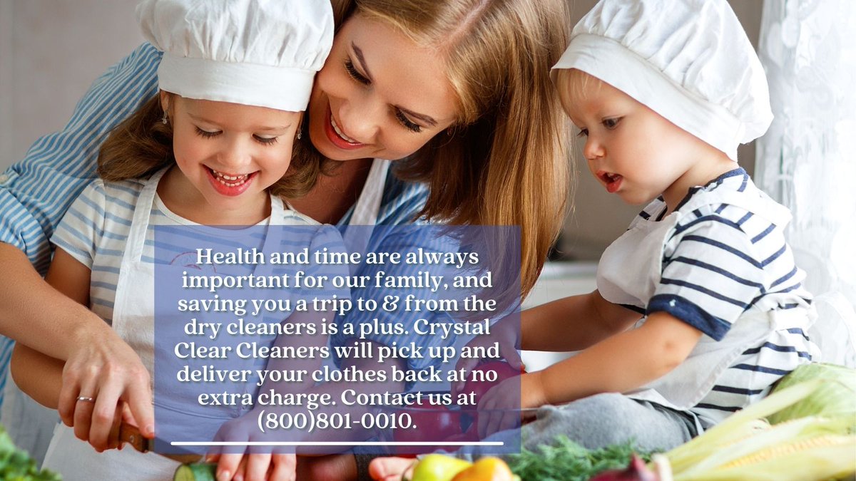 clear_cleaners's tweet photo. Health and time are always important for our family, and saving you a trip to & from the dry cleaners is a plus. Crystal Clear Cleaners will pick up and deliver your clothes back at no extra charge. Contact us at (800)801-0010.
#covid19 #sociadistancing #safetymeasures https://t.co/4zXrTw9s5n