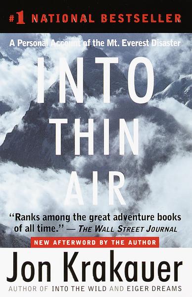 22. Into Thin Air: A Personal Account of the Mt. Everest Disaster by Jon Krakauer23. Blink: The Power of Thinking Without Thinking by Malcolm Gladwell24. Unbroken: A World War II Story of Survival, Resilience, and Redemption by Laura Hillenbrand
