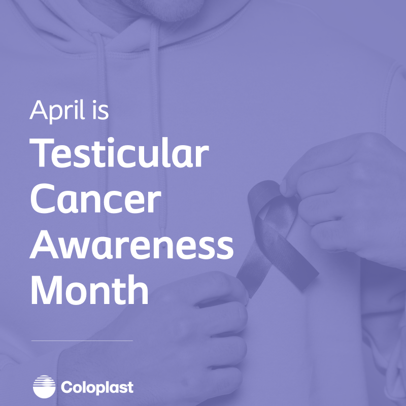 Coloplast_MD's tweet photo. Coloplast is passionate about #MensHealth and intimate healthcare! We are excited to participate in #TesticularCancerAwarenessMonth to raise awareness, increase early detection and improve the #QualityofLife of men. #TCAwareness #testicularcancer #UroSoMe