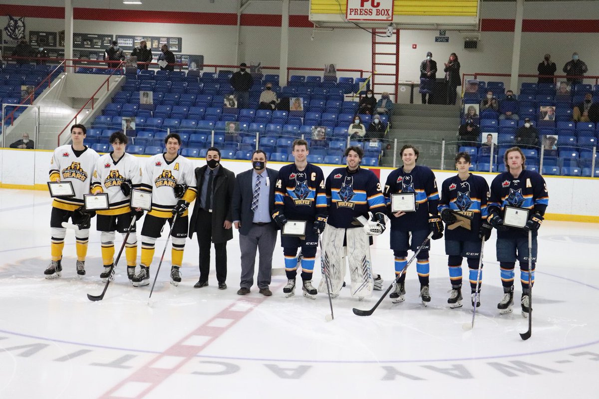 The Renfrew Wolves want to thank all our 20 yr olds for their dedication to the program and the ⁦<a href="/TheCCHL/">The CCHL</a>⁩ as we wind down our last practice tomorrow before moving on!