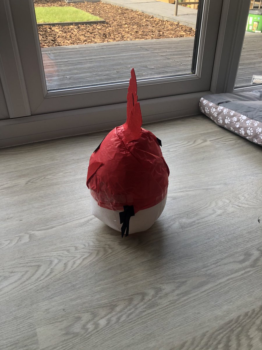 sammybow2008's tweet photo. @6Ringley Lilly’s egg decoration - Angry bird 🥰 https://t.co/ehnlJY3w6T