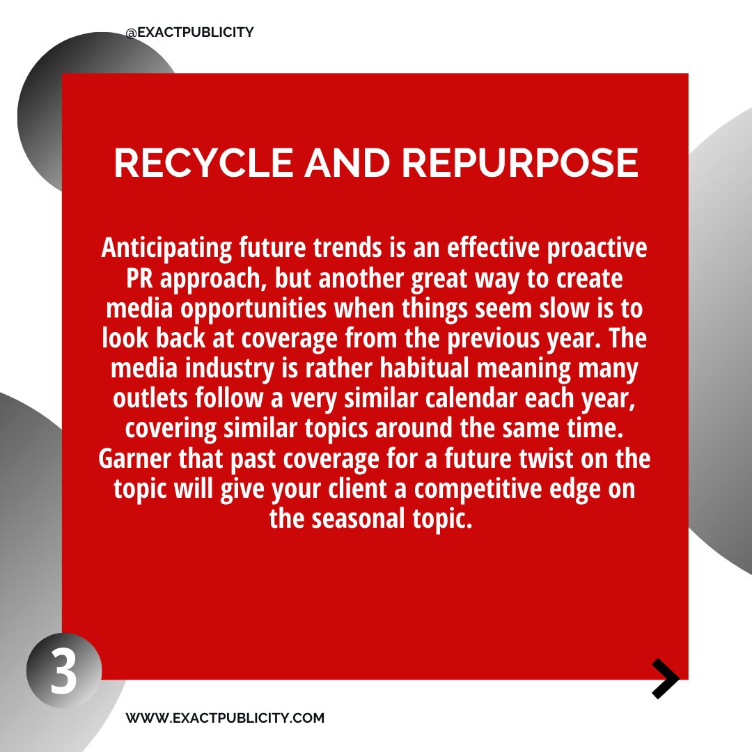 ExactPublicity's tweet image. Do you struggle with finding your PR groove? No worries, here are a few tips to help get you out of the writing fog! 

#publicitytips #prtips #mediatips #exactpublicity