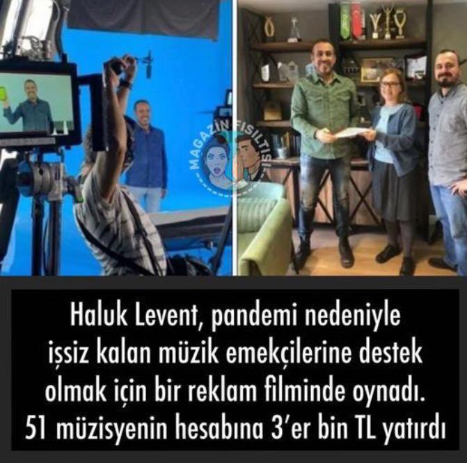 Haluk Levent tepeden tırnağa insandır...
Aynı ülkede yaşamaktan ve tanımaktan onur duyduğum sanatçılardandır...
Bir kere daha yapmış yine kendine yakışanı...
Bir kere daha alkışlamak düştü hepimize bu güzeller güzeli adamı...
Helal olsun sana arkadaş...