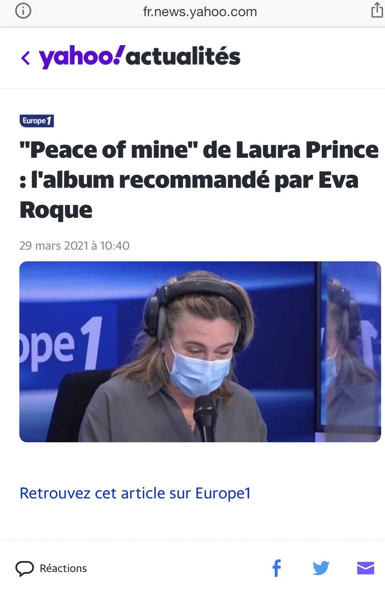 PrinceLaura1308's tweet photo. Merci Europe 1 , merci Eva Roque https://t.co/OpWLkNAPFG