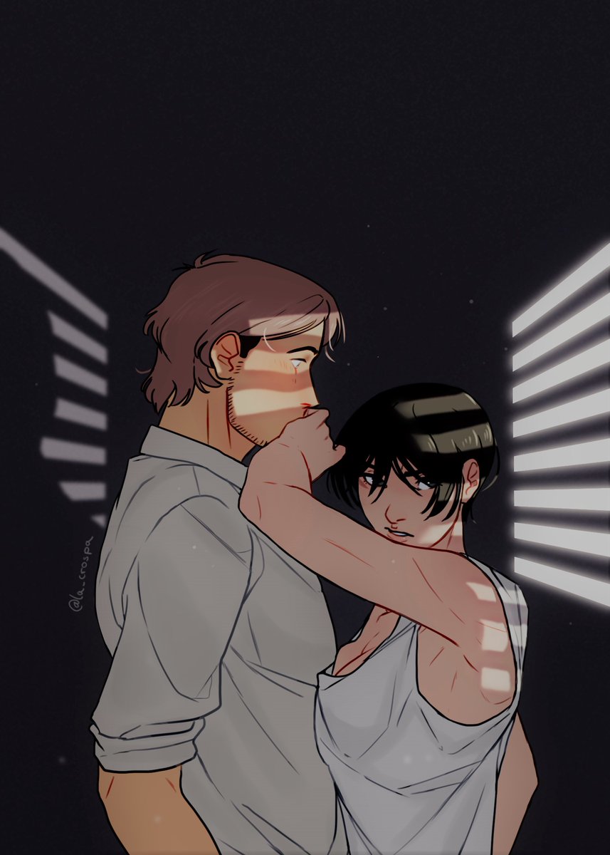 la_crospa's tweet photo. "Shh... Shut up"

#jeankasa #jeankirschtein #MikasaAckerman #ShingekiNoKyojin #AttackOnTitan https://t.co/Q0pTtHCv7W
