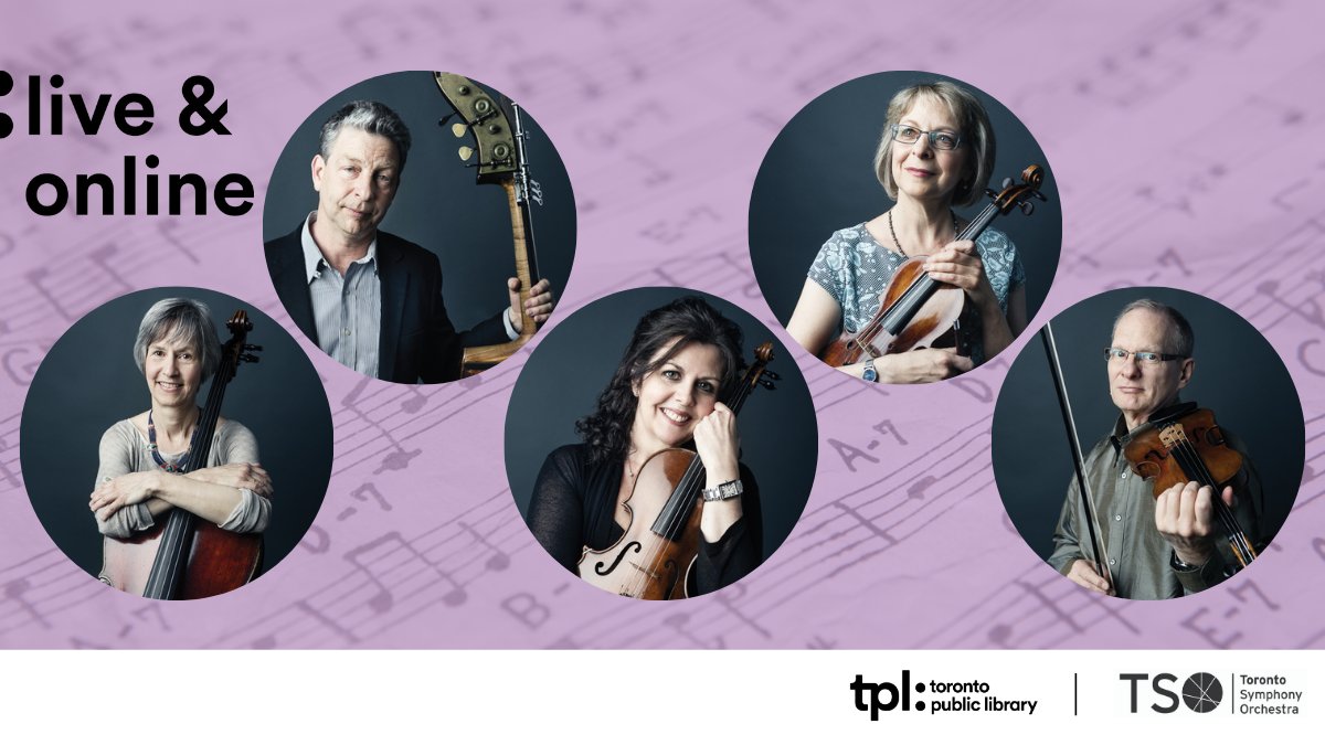Celebrate the start of spring with the joy of music! <a href="/TorontoSymphony/">Toronto Symphony</a> invites TPL customers to virtually attend a free lunchtime chamber music concert on Tue, Apr 13 at 12 pm.

Register now for this special LIVE online concert experience: ow.ly/vH4z50EdP0s
