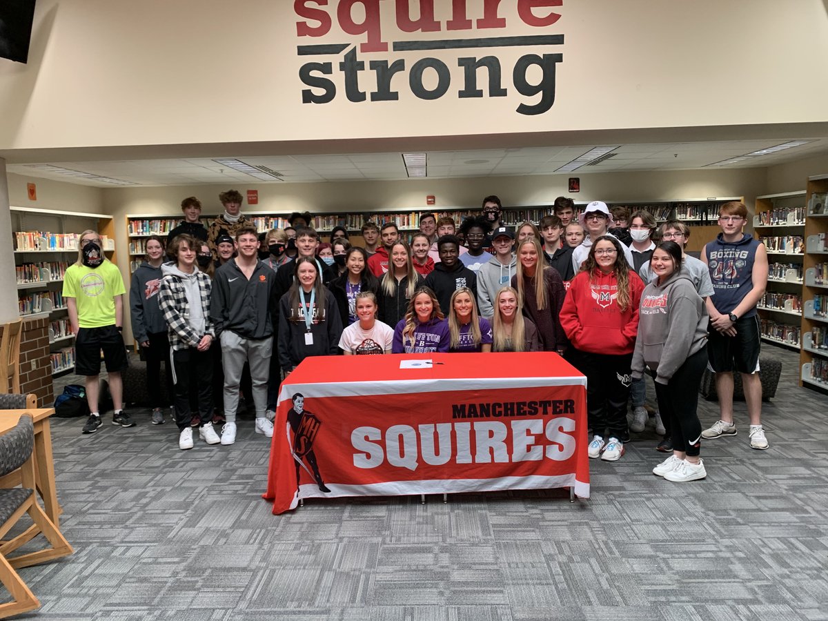 squireathletics's tweet photo. We have another female Squire making her way to participate in Collegiate Athletics. The class of 2021 is super talented!

Congrats to Kailea Kerr who signed today with Bluffton University. She will help the Lady Beaver Track team in her top events of the 400 &amp; the 4x100 Relay. https://t.co/ZUg1eFnS7C