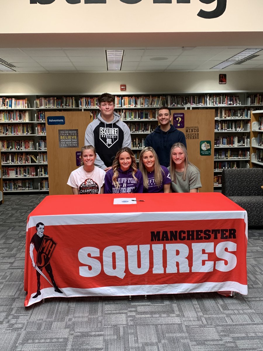 squireathletics's tweet photo. We have another female Squire making her way to participate in Collegiate Athletics. The class of 2021 is super talented!

Congrats to Kailea Kerr who signed today with Bluffton University. She will help the Lady Beaver Track team in her top events of the 400 &amp; the 4x100 Relay. https://t.co/ZUg1eFnS7C